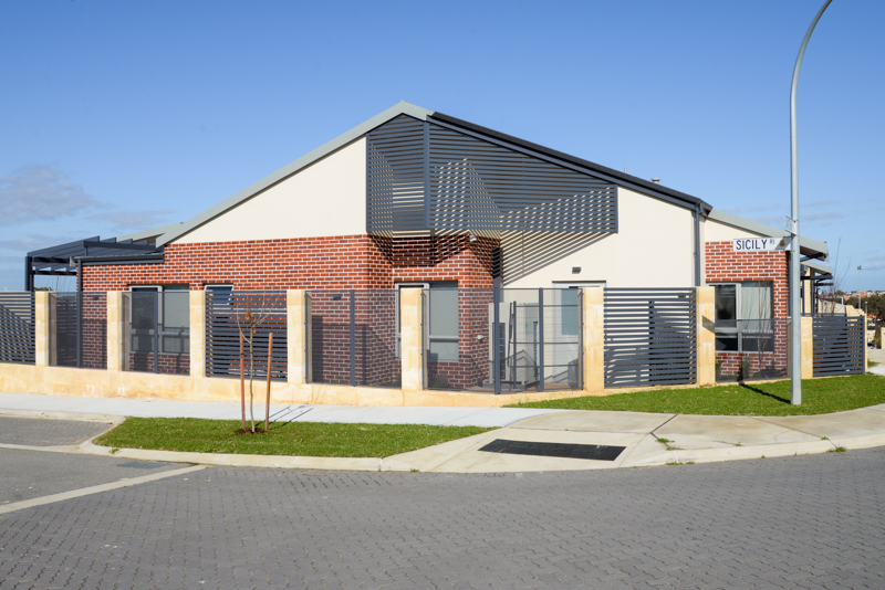 Streetfront view of the Shift Yangebup development